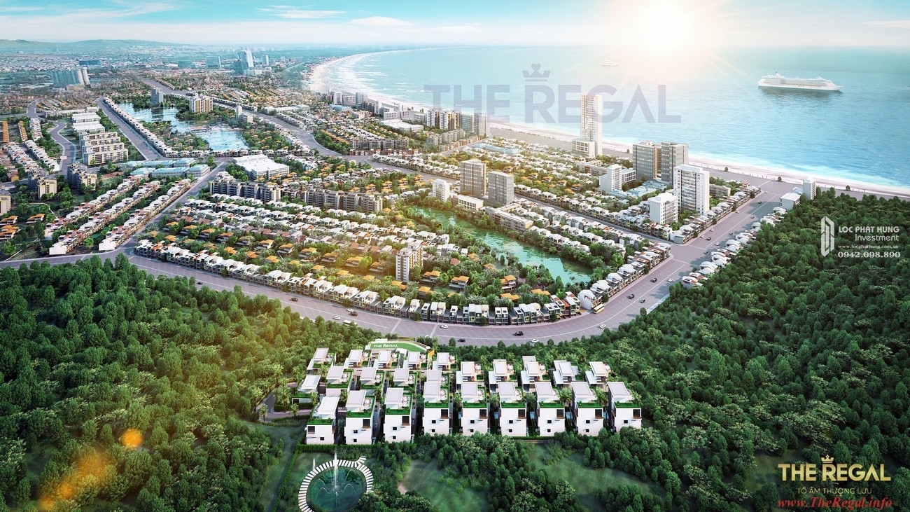 Phối cảnh tổng thể dự án biệt thự biển The Regal Vũng Tàu