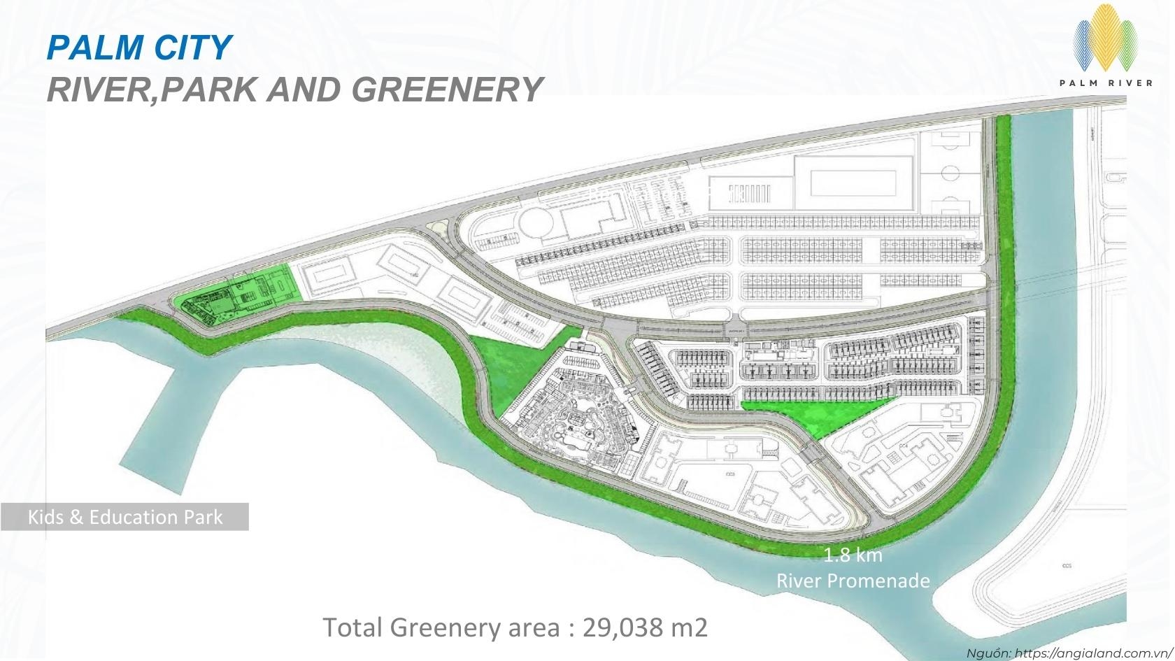 Mặt Bằng Tổng Thể Dự Án Căn Hộ Palm River Quận 2 Phường An Phú Nam Rạch Chiếc