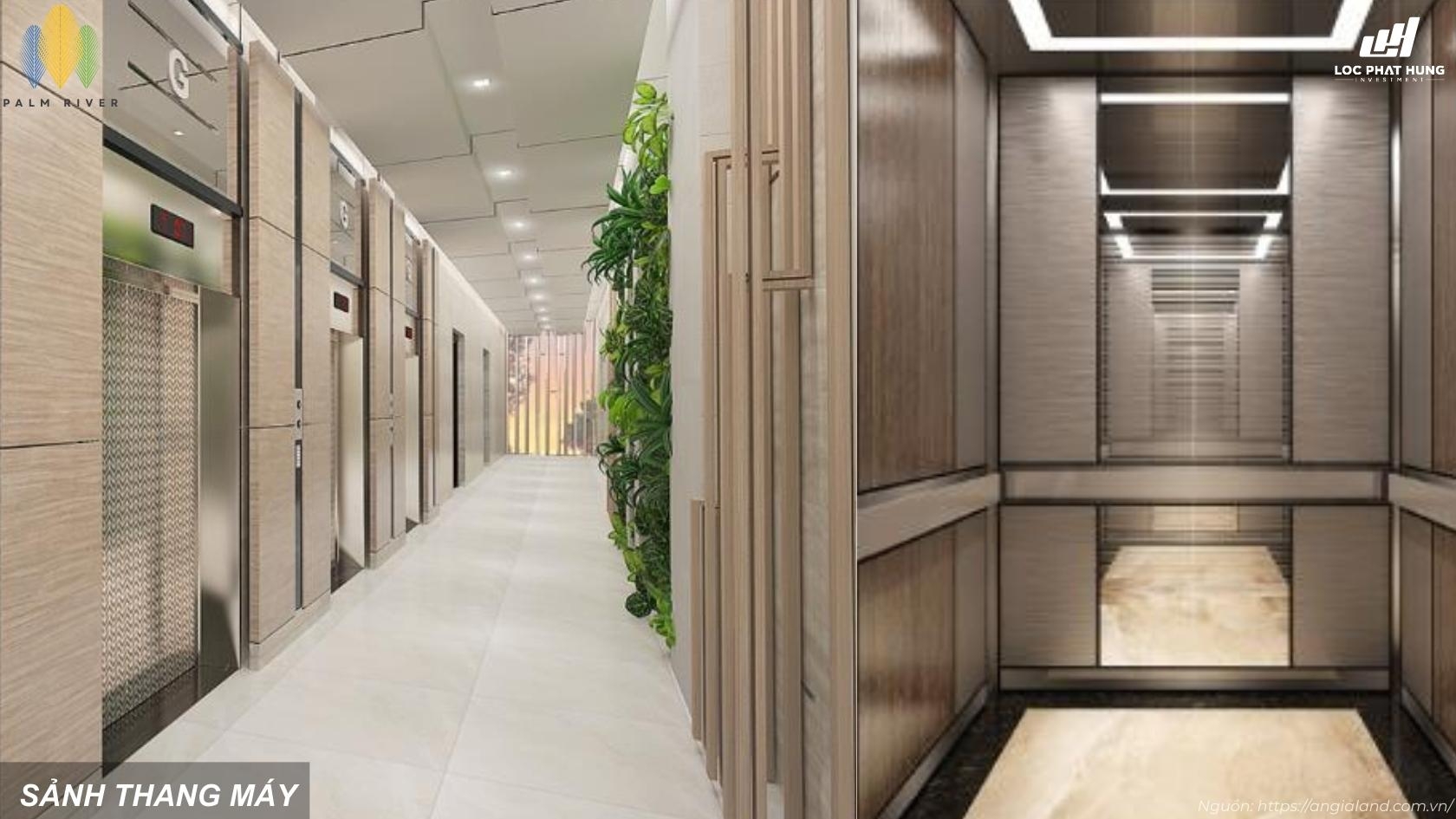 Sảnh đón Cư Dân Sang Trọng Tại Dự án Palm River Quận 2