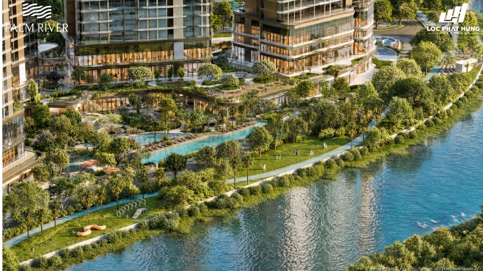 Tiện ích Nội Khu Chuẩn Resort 5 Sao Palm River