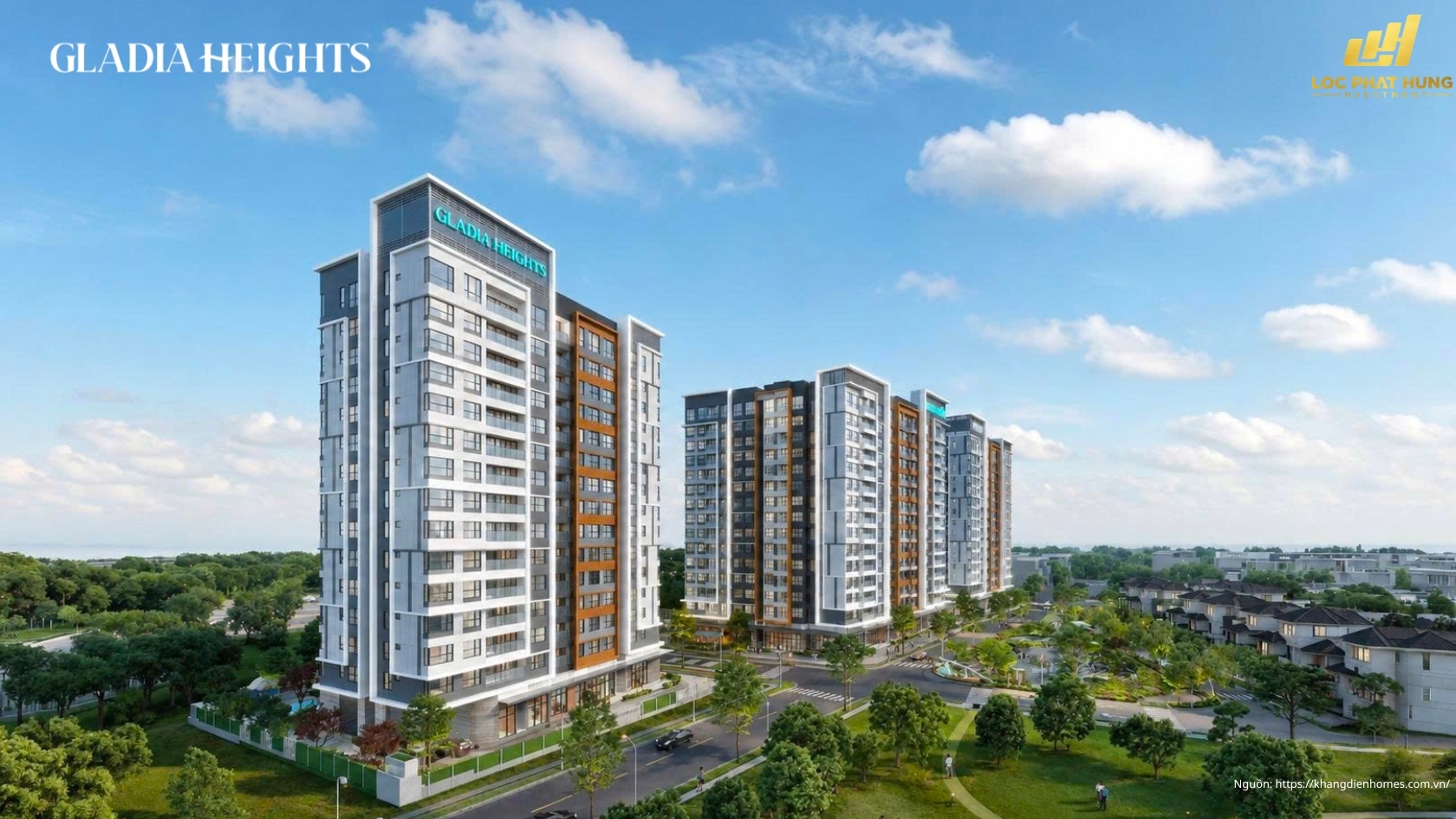 Phối Cảnh Dự án Của Gladia Heights Võ Chí Công
