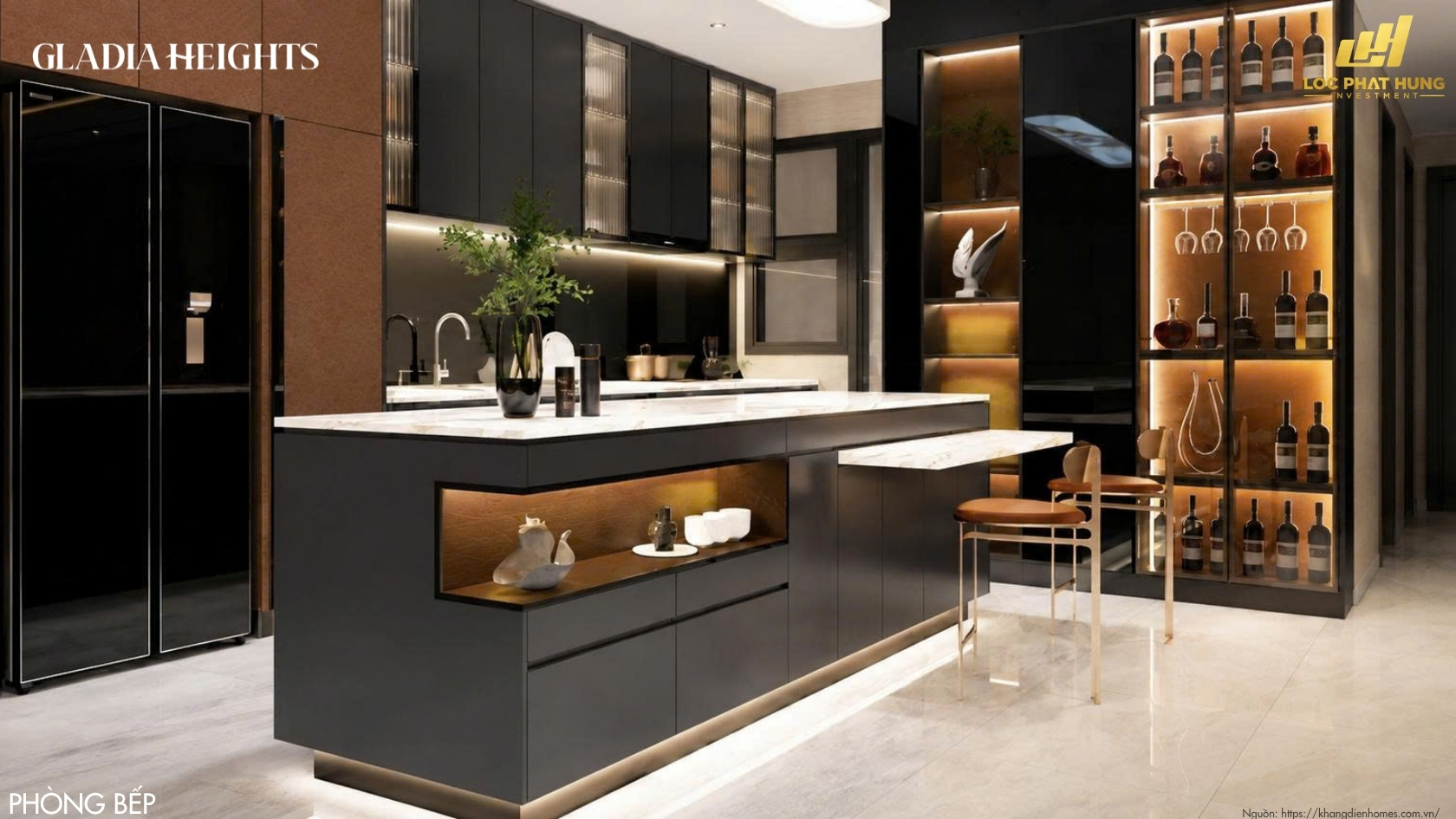 Hình ảnh Nhà Mẫu Căn Hộ Chung Cư Gladia Heights Phường Bình Trưng