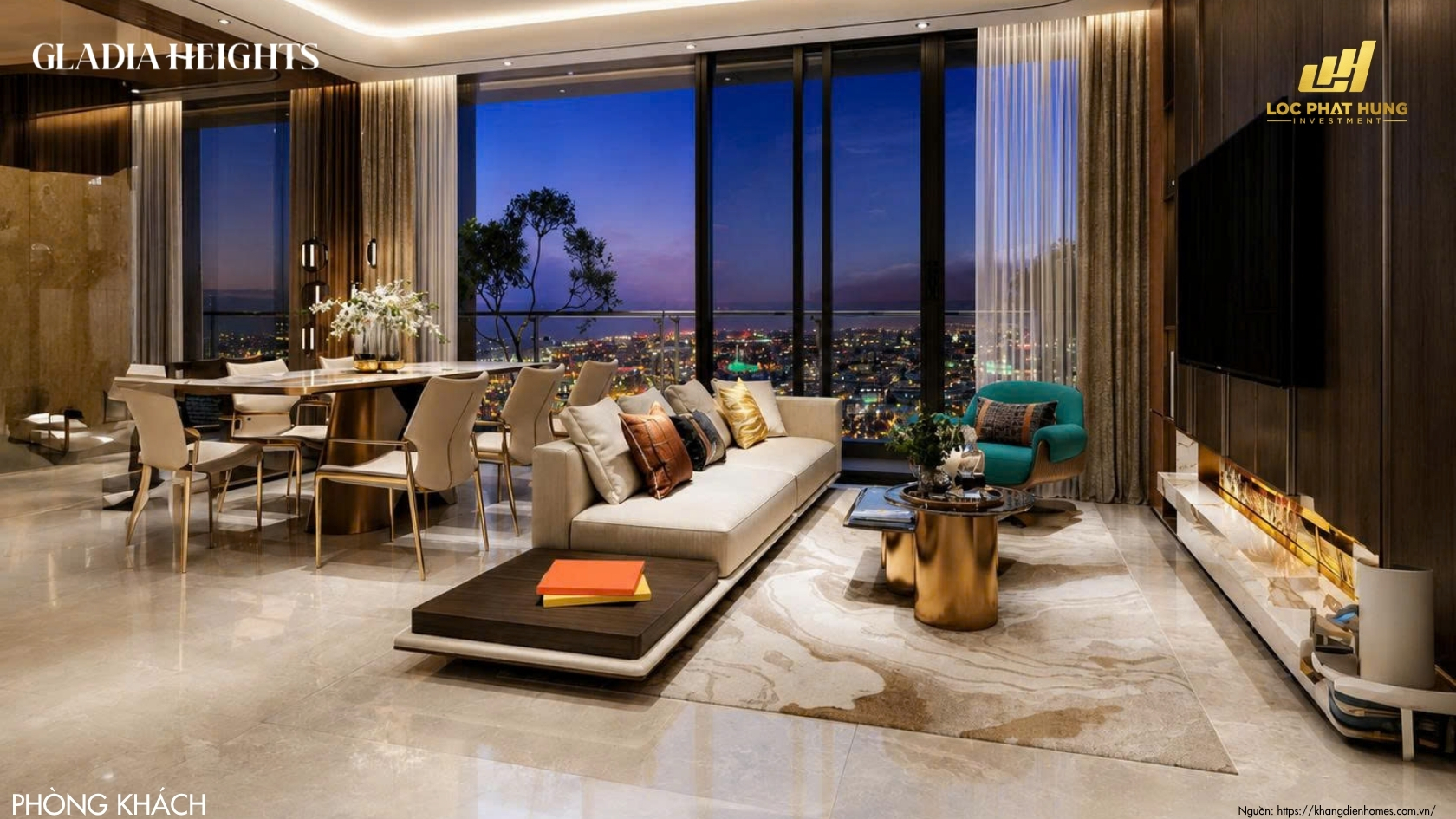 Hình ảnh Nhà Mẫu Căn Hộ Chung Cư Gladia Heights Phường Bình Trưng