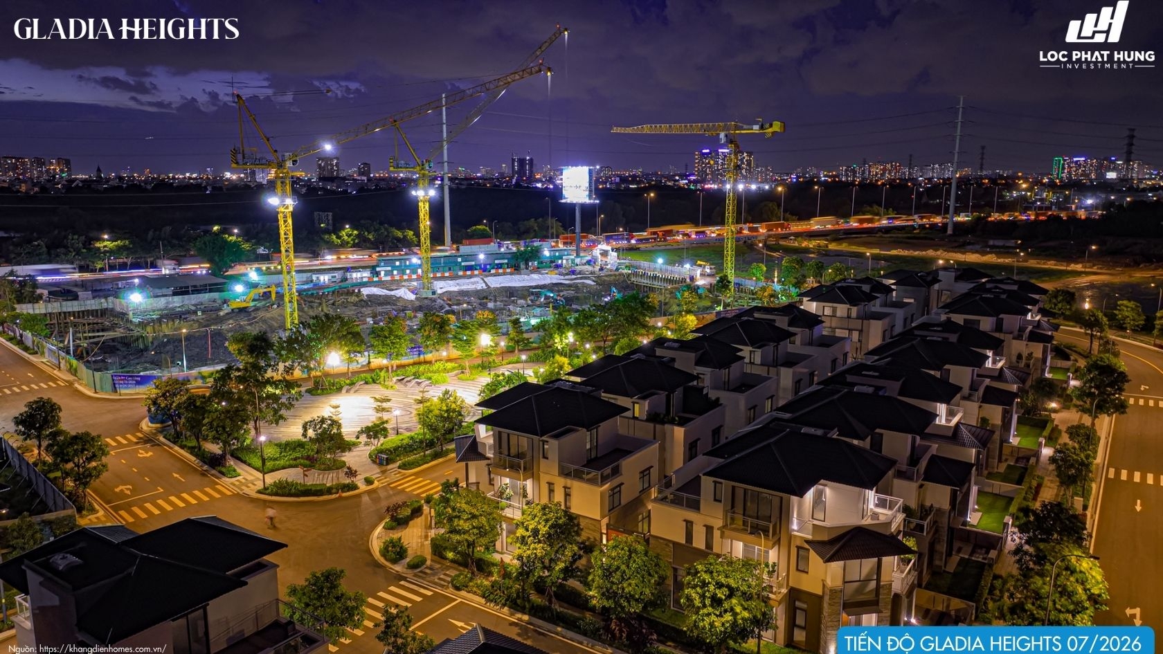 Tiến độ Xây Dựng Tháng 07.2026 Dự án Gladia Heights