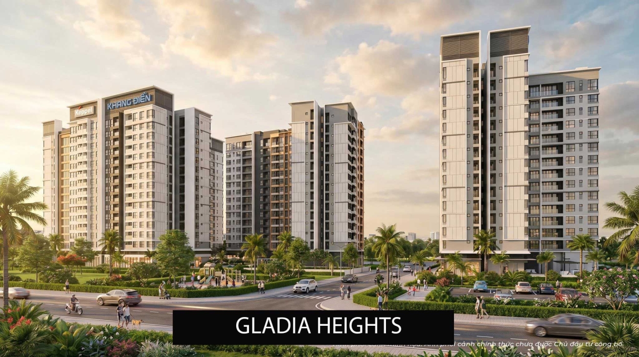Kiến trúc xanh chuẩn Singapore tại Gladia Heights Khang Điền