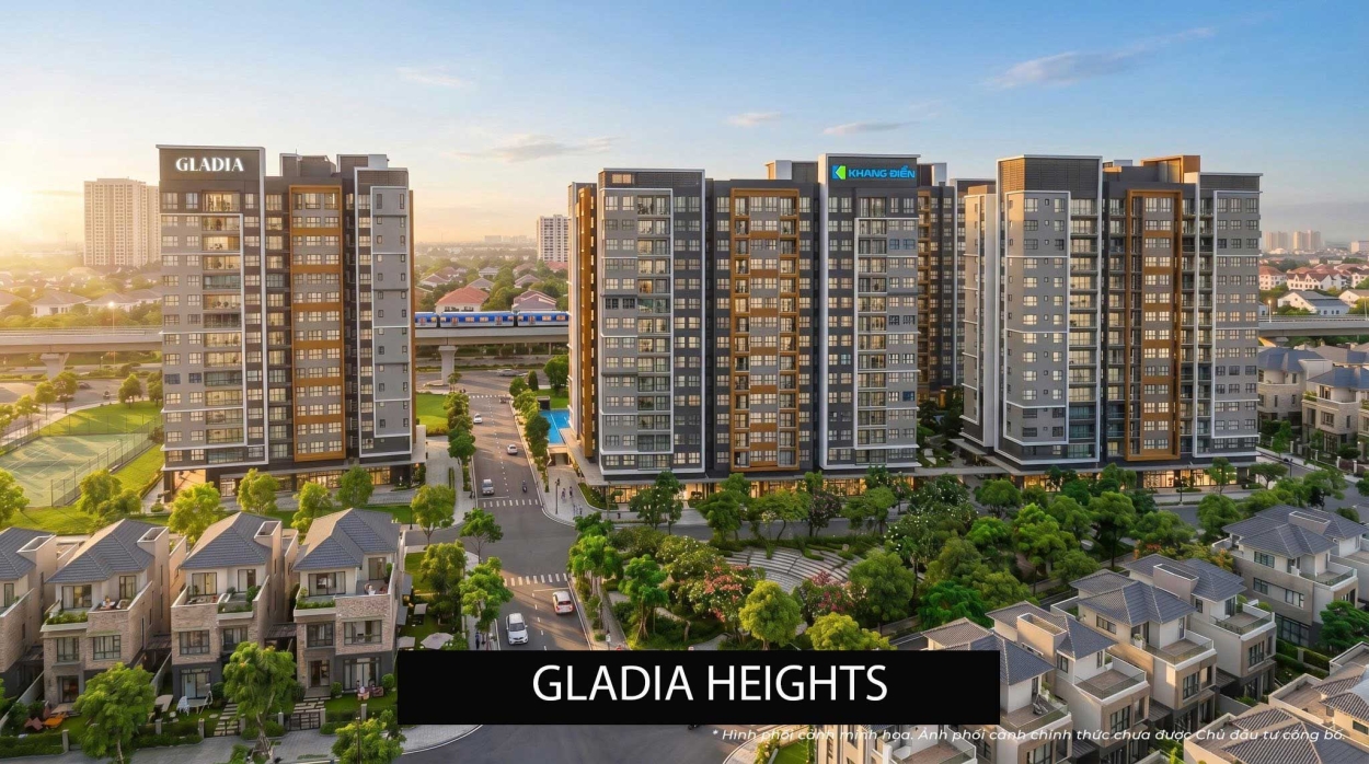 Hệ thống ban công đón gió tự nhiên tại Gladia Heights