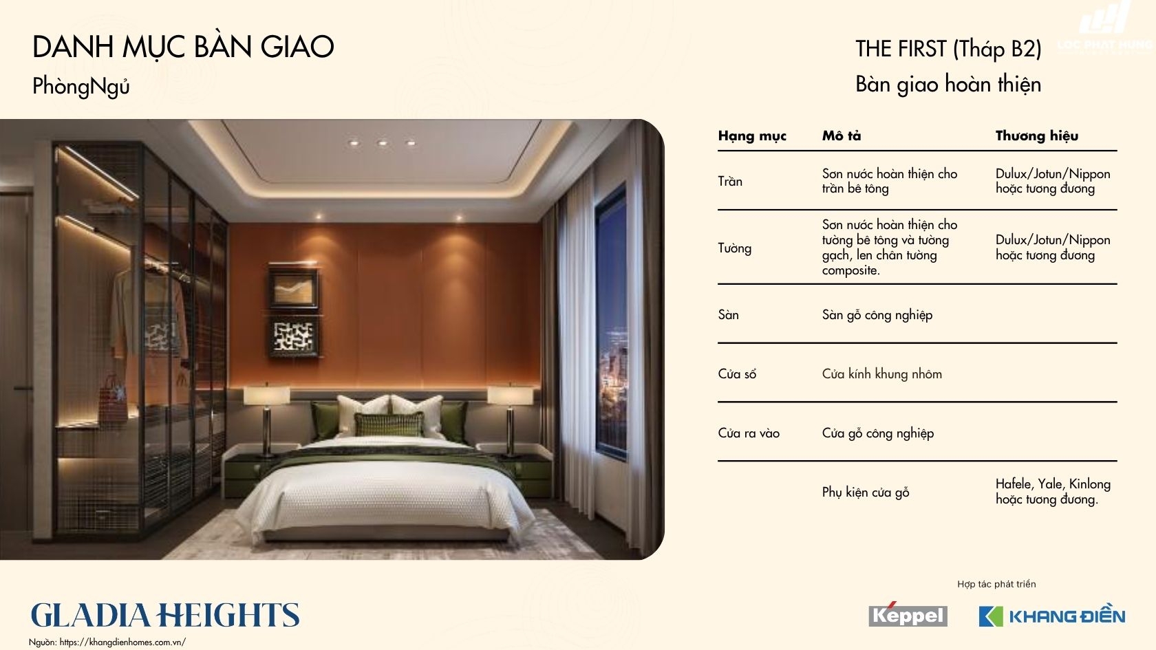 Thông Tin Chi Tiết Tháp The First (b2) Căn Hộ Chung Cư Gladia Heights