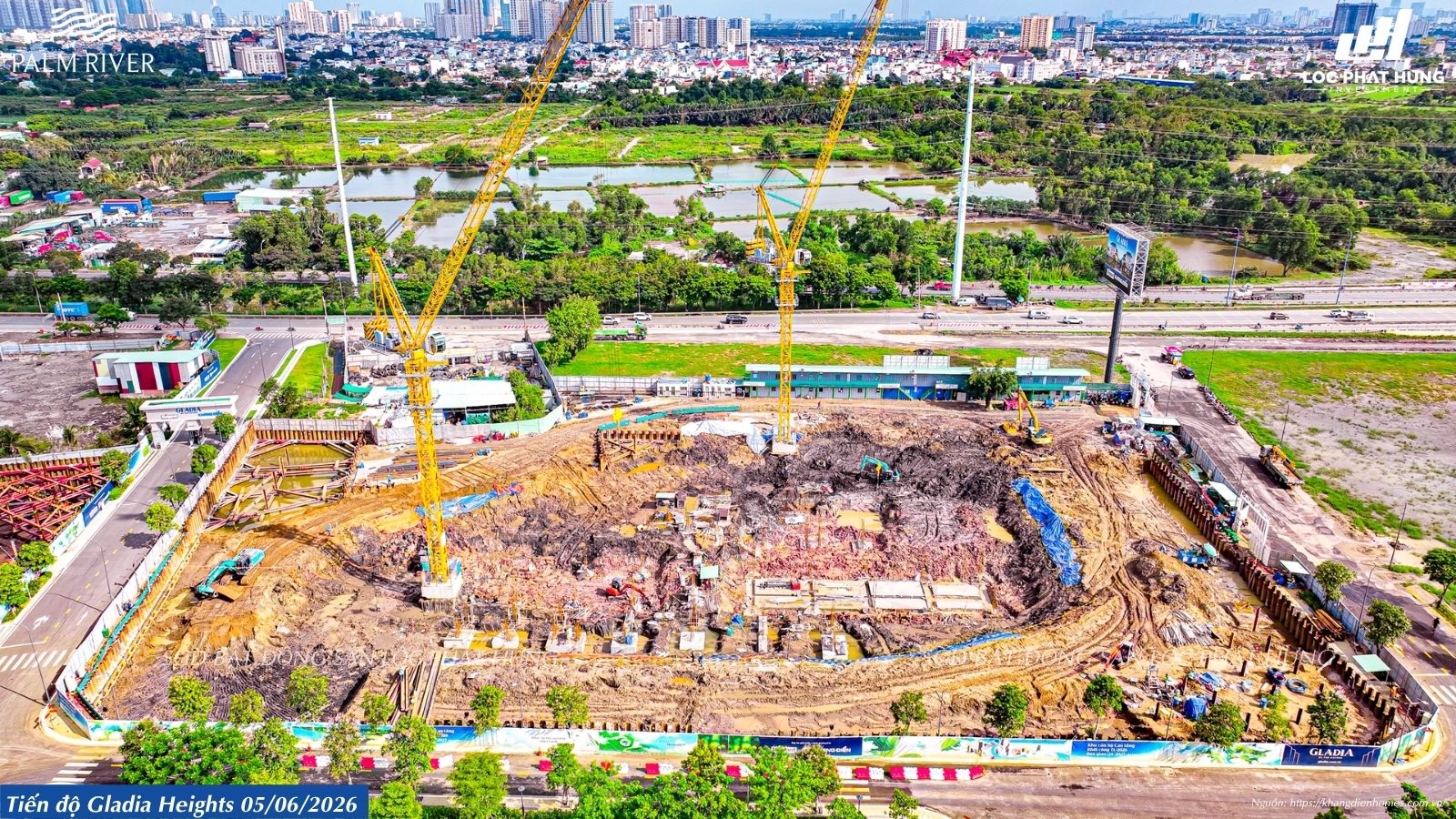 Tiến độ Xây Dựng Gladia Heights Cập Nhật Mới Ngày 05.06.2026