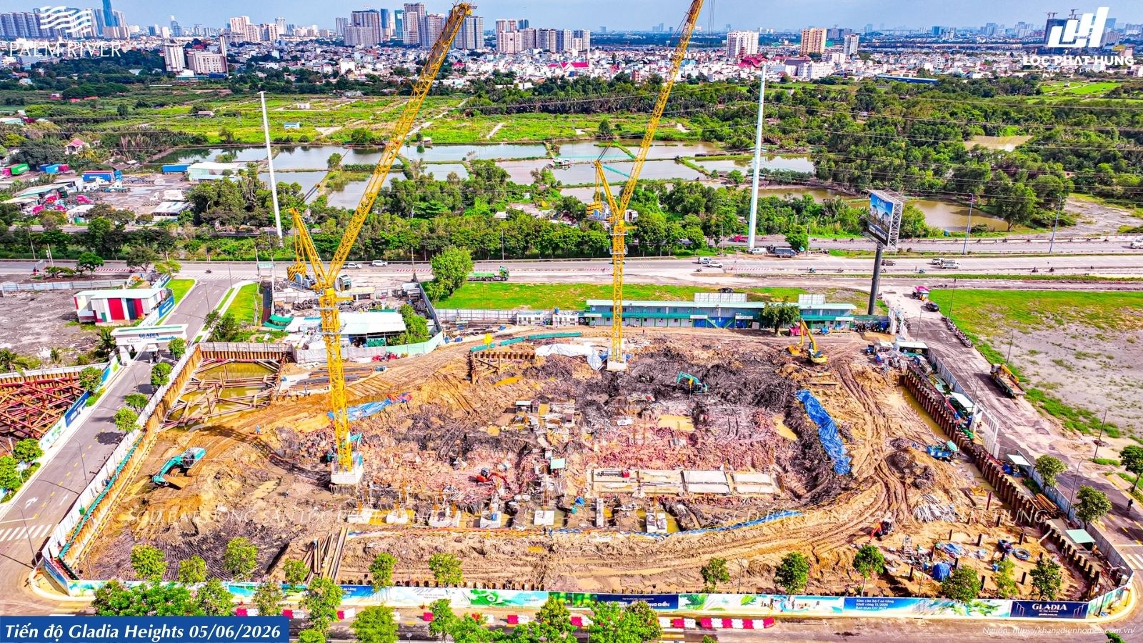Tiến độ Xây Dựng Gladia Heights Cập Nhật Mới Ngày 05.06.2026