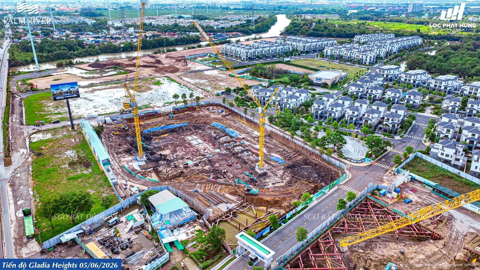 Tiến độ Xây Dựng Gladia Heights Cập Nhật Mới Ngày 05.06.2026