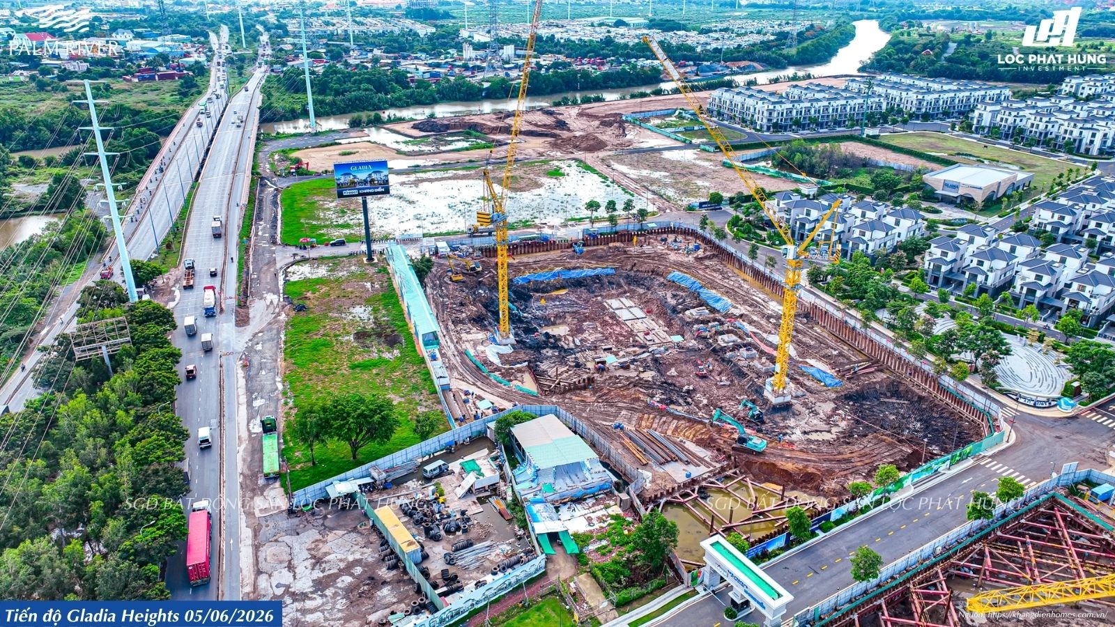 Tiến độ Xây Dựng Gladia Heights Cập Nhật Mới Ngày 05.06.2026