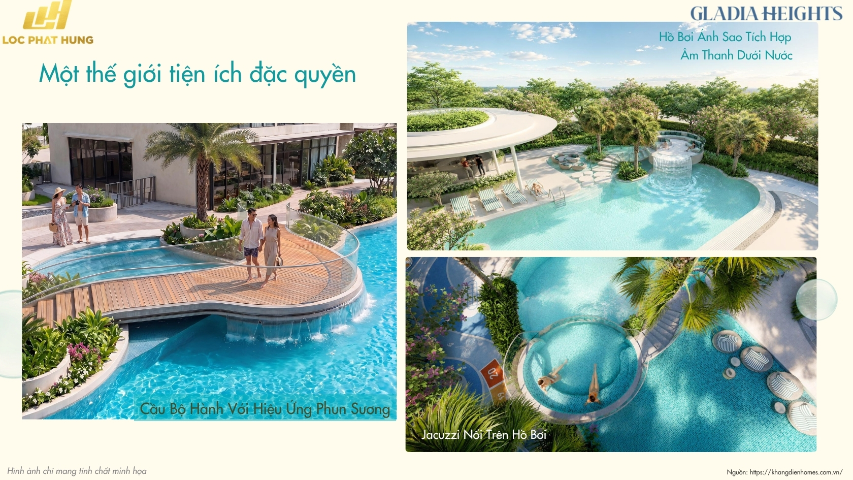 Các Tiện ích Nội Khu Dự án Căn Hộ Chung Cư Gladia Heights Phường Bình Trưng