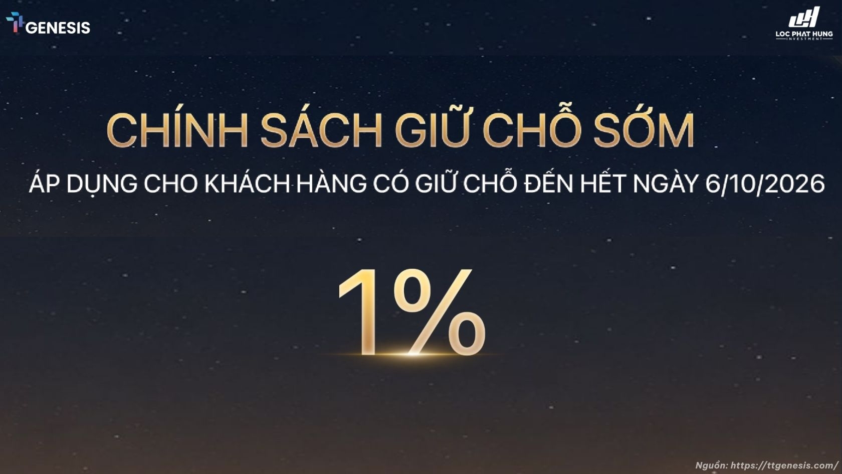 Chính Sách Bán Hàng TT Genesis Dành Cho Khách Hàng