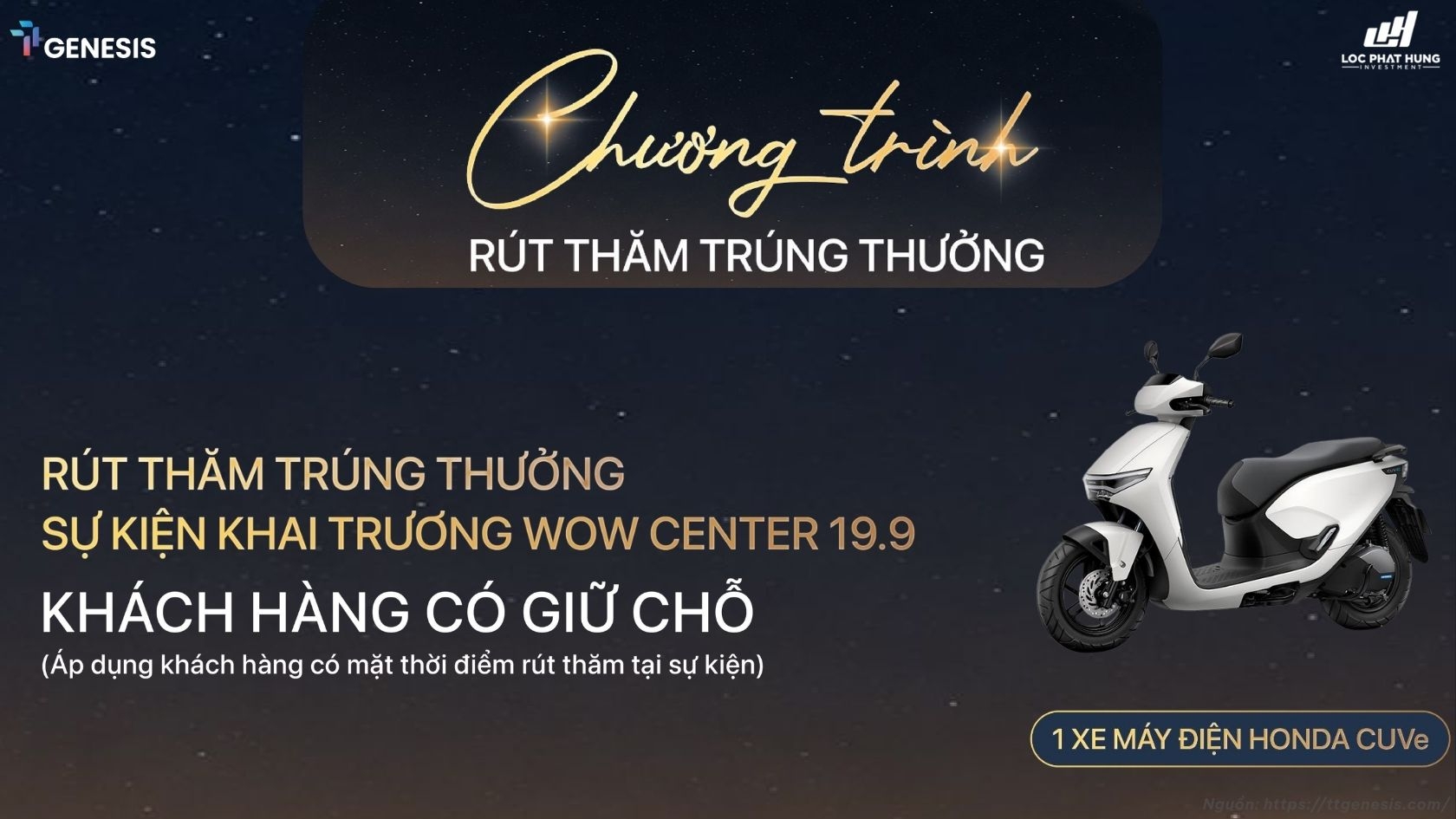 Chính Sách Bán Hàng TT Genesis Dành Cho Khách Hàng