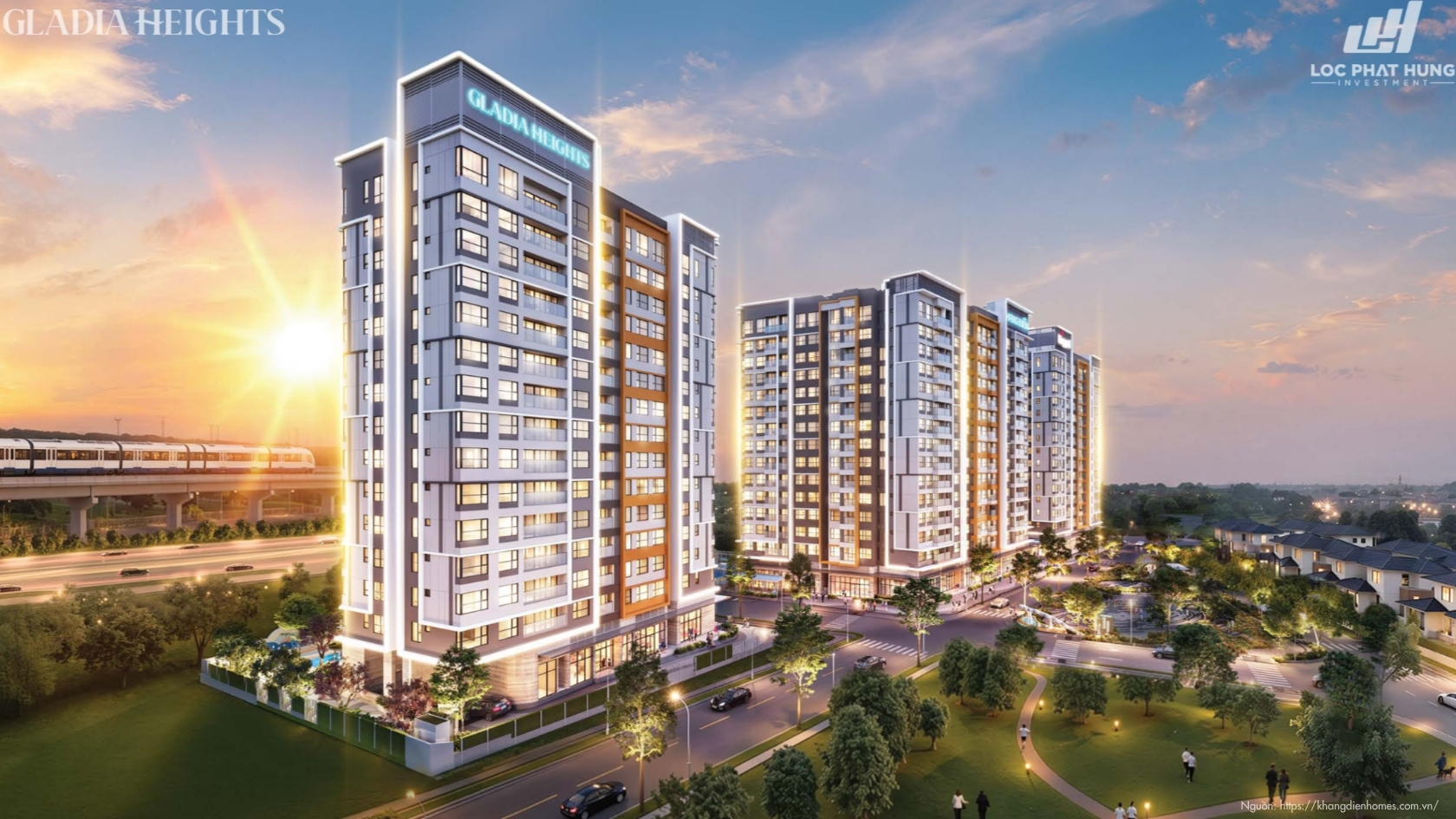 Phối Cảnh Dự Án Căn Hộ Chung Cư Gladia Heights