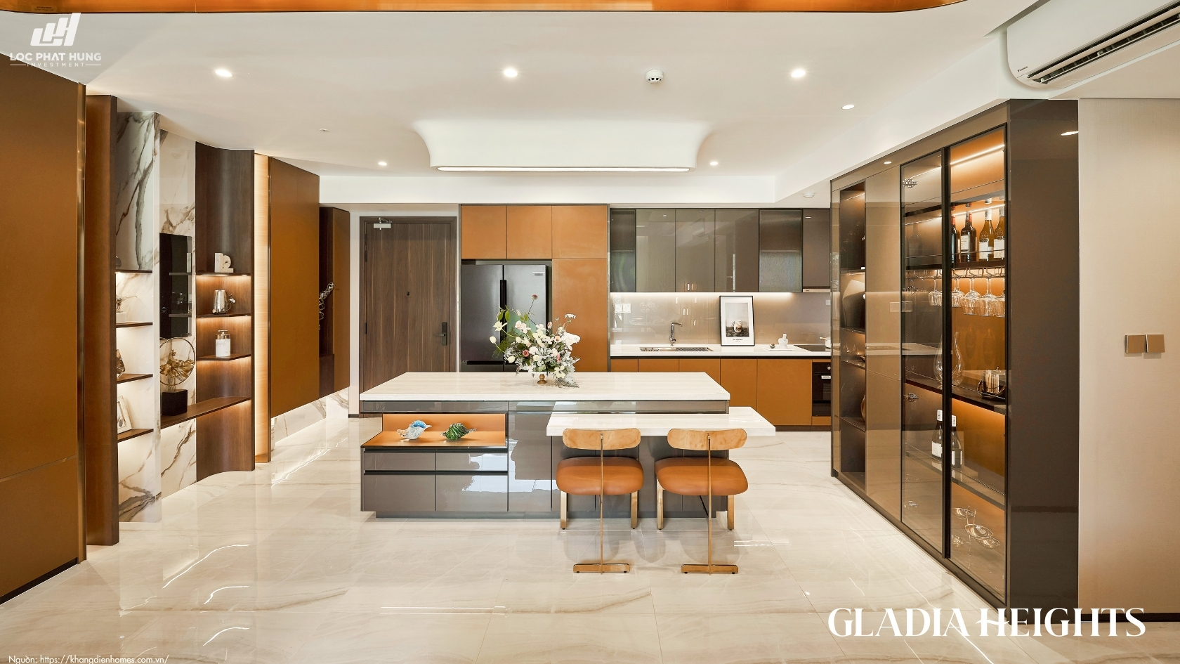 Nhà Mẫu 3 Phòng Ngủ Căn Hộ Gladia Heights