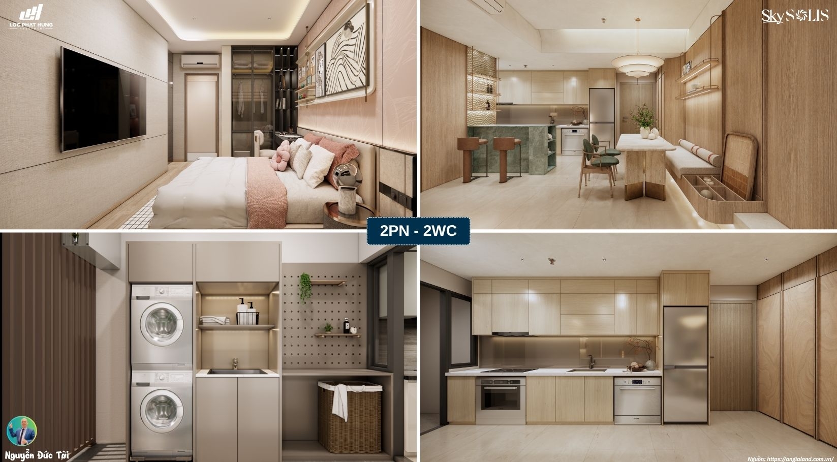 Nhà Mẫu Skysolis 2PN-2WC