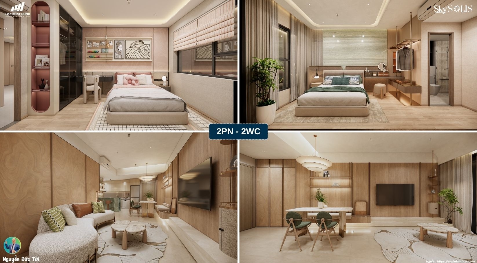 Nhà Mẫu Skysolis 2PN-2WC