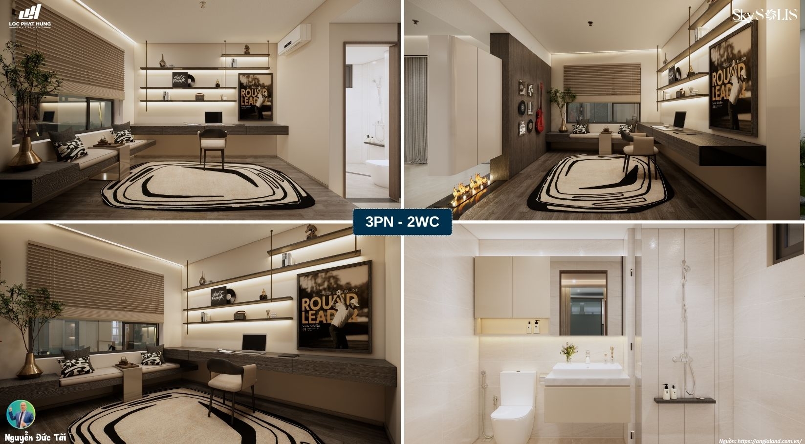 Nhà Mẫu Skysolis 3PN-2WC