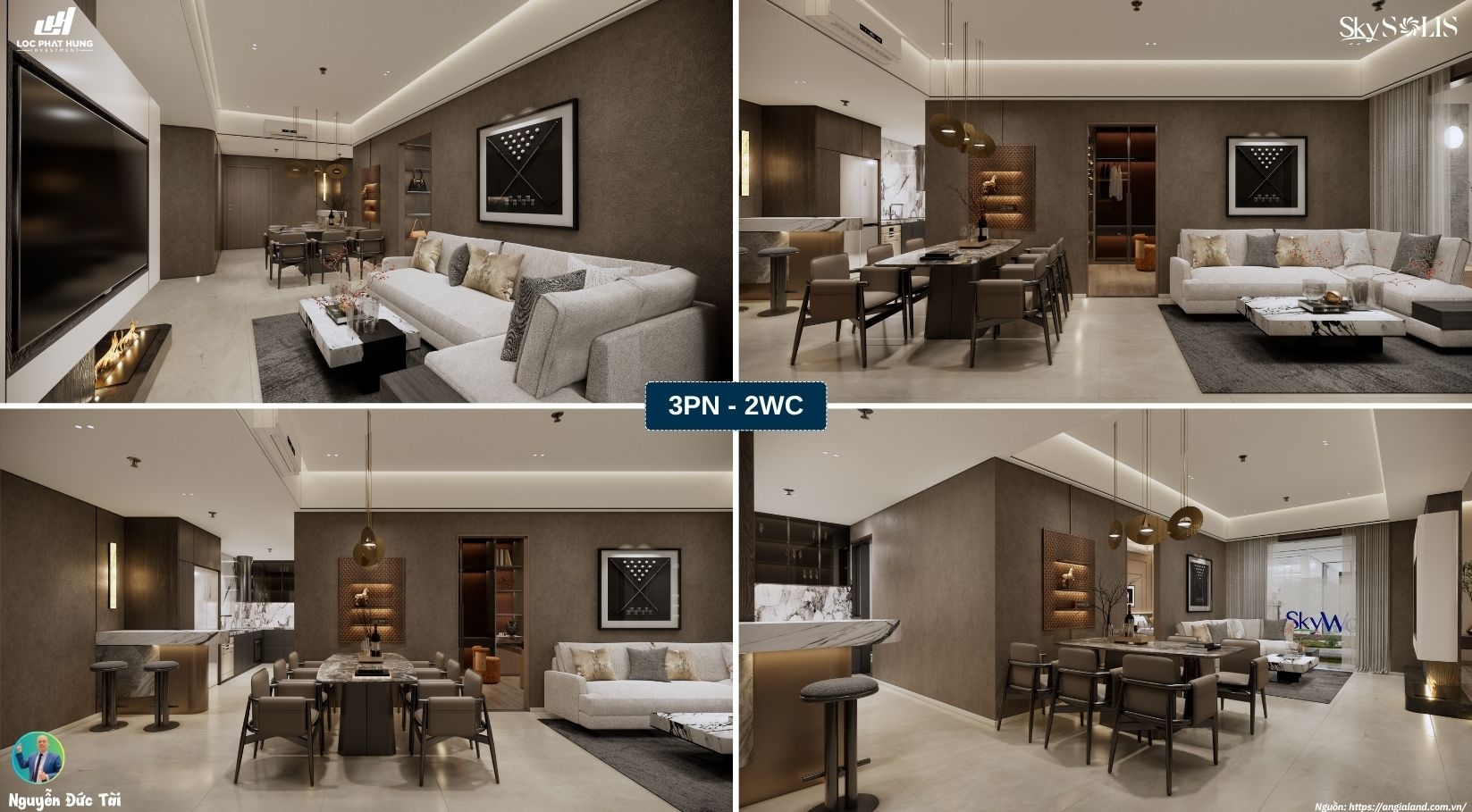 Nhà Mẫu Skysolis 3PN-2WC