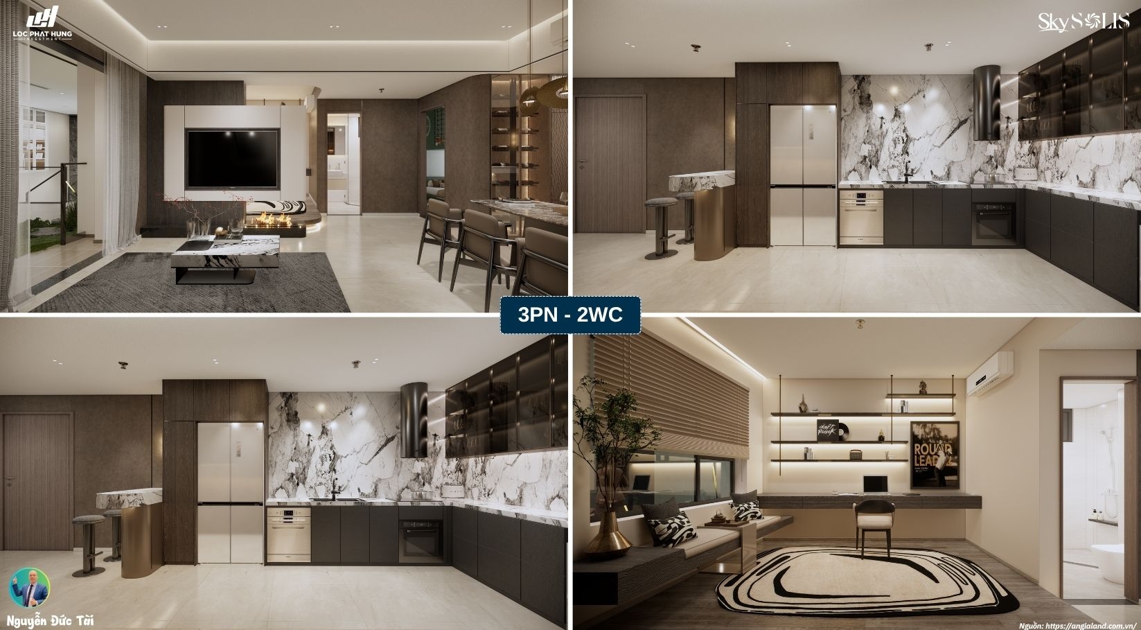 Nhà Mẫu Skysolis 3PN-2WC