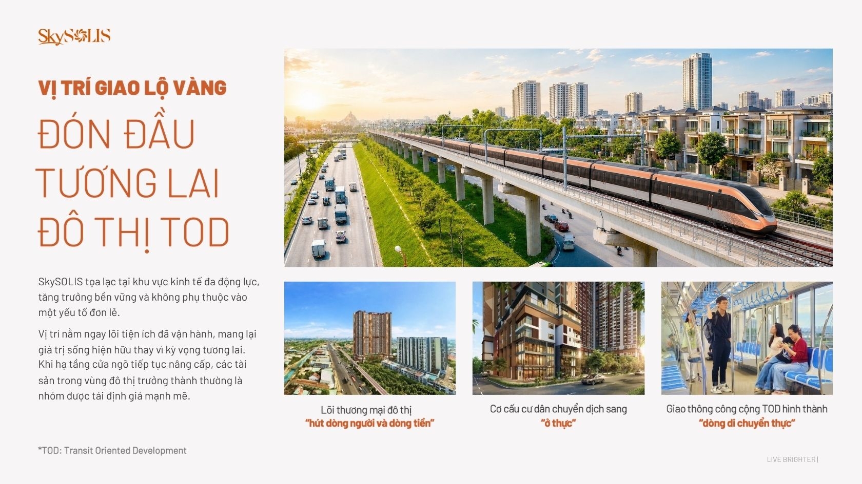 Sky Solis đón đầu đô Thị Tương Lai TOD