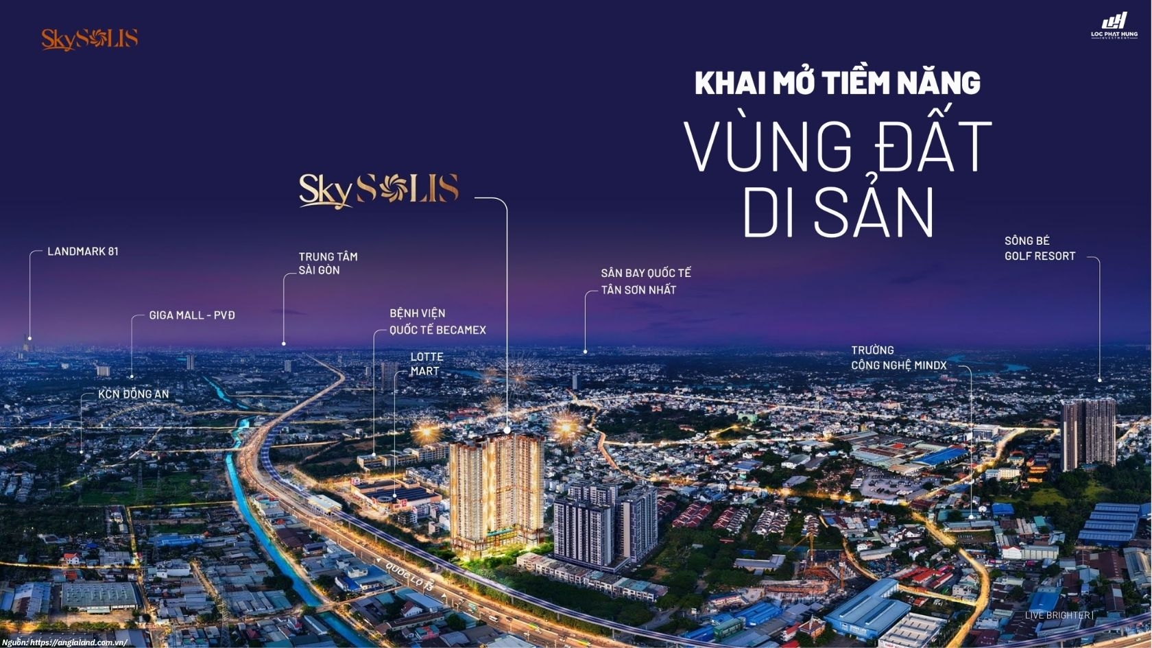 Vị Trí Sky Solis Thuận An
